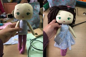 Workshop Basic Mini Doll Bersama Funwerk progres 2 | Hola Darla